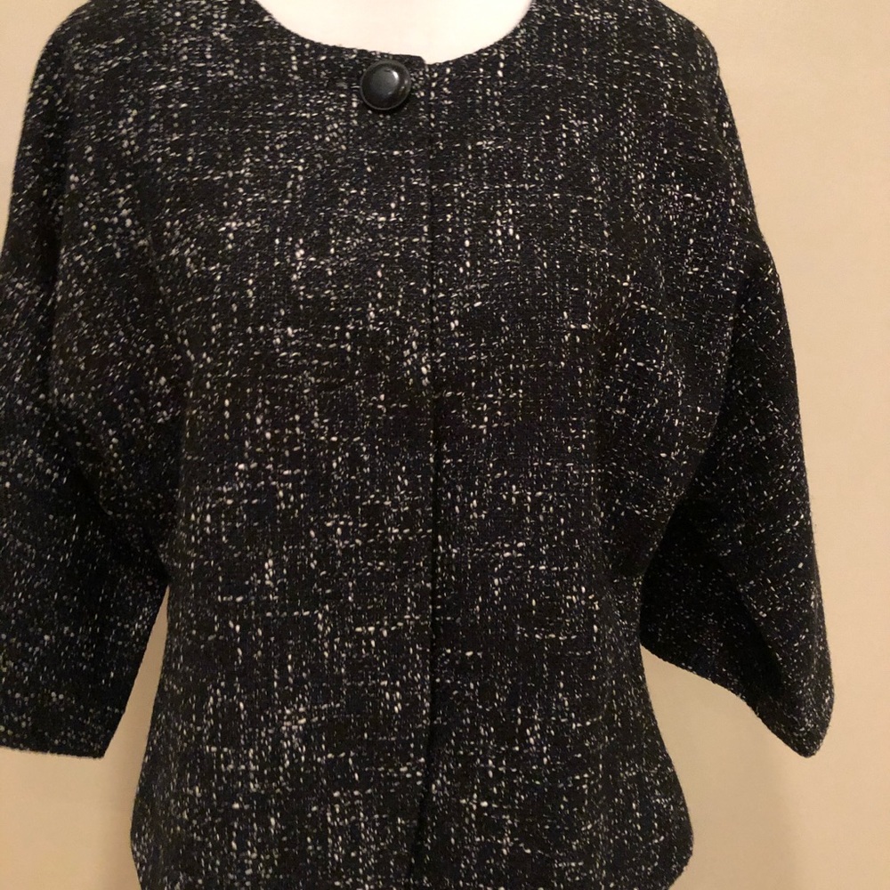 Black/white tweed jacket
